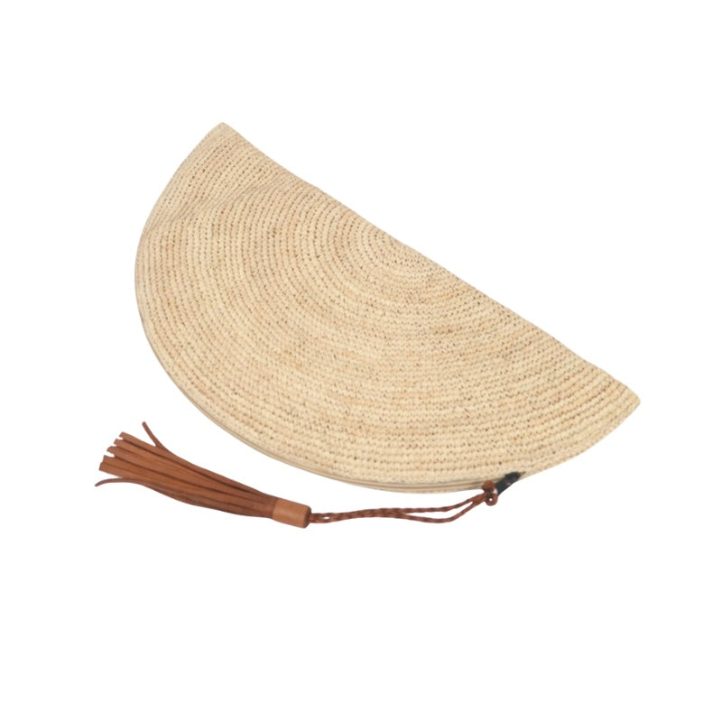 CLUTCH CROCHET HALF MOON BAG