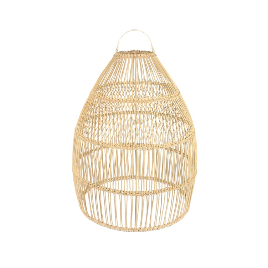 RATTAN CONE LAMPSHADE