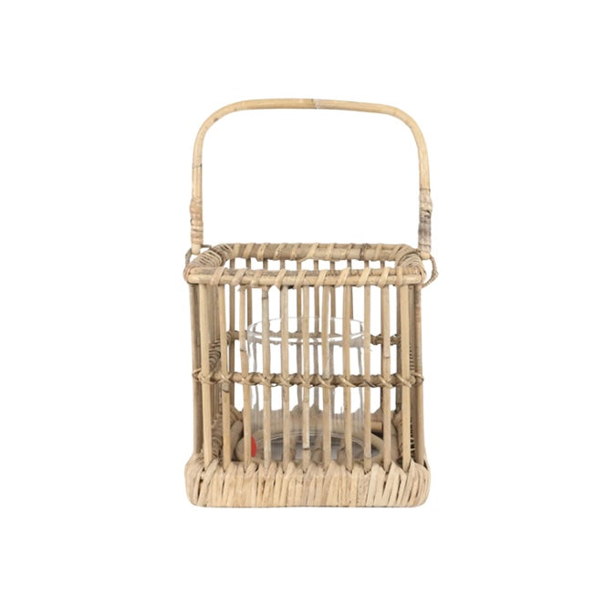RATTAN SQUARE LANTERN